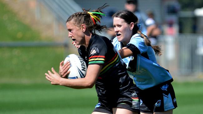 Sawtell' captain Tina McRae was outstanding for her side. Picture: Leigh Jensen