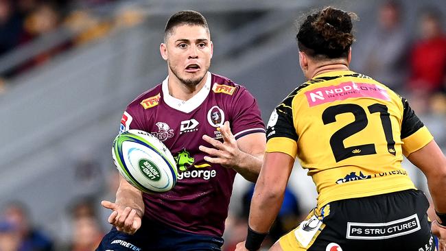 James O’Connor earns a spot in the top 10 Queenslander footballers for his good form in 2020. Picture: Bradley Kanaris/Getty Images