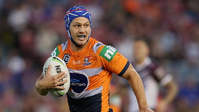 Kalyn Ponga had several nice touches for the home side. (Photo by Ashley Feder/Getty Images)