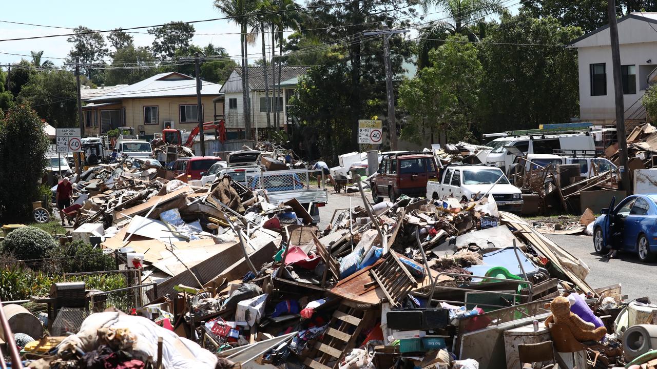 The aftermath of the devastating floods. Photograph: Jason O'Brien