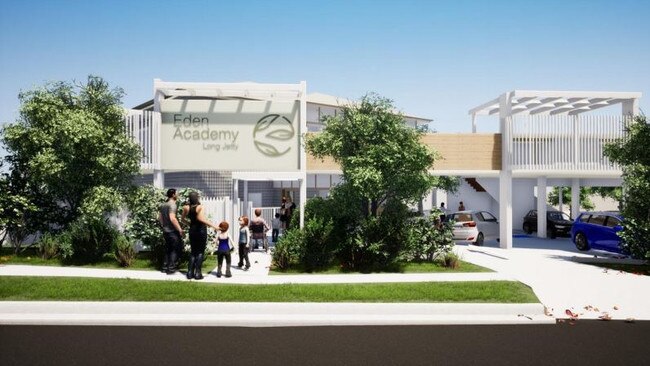 Plans have been lodged for a $2.3 million, 90-place childcare centre on The Entrance Rd at Long Jetty by Brisbane based company Eden Academy. Artist's impression of how it would look. Image courtesy: Elevation Architecture