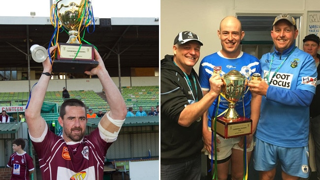 Aaron Gorell and Terry Campese have tasted success in the Canberra competition.