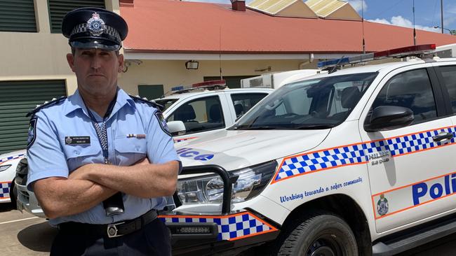 Acting Detective Inspector Wade Lee at the Maryborough Police Station. Photo: Stuart Fast