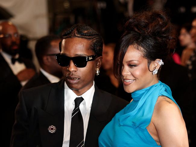 Rihanna and ASAP Rocky are expecting their third child. Picture: AFP