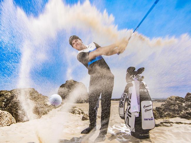 Cameron Champ has stunned the golf world with the prodigious lengths he hits the ball.