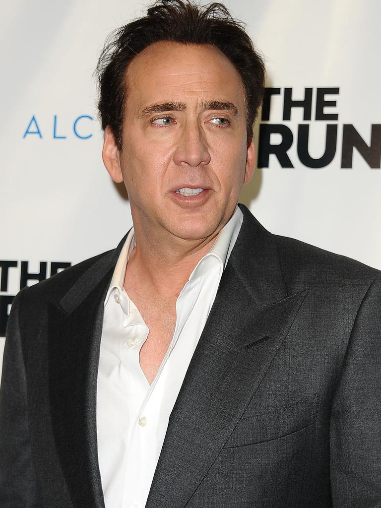 Cage reportedly blew up after a gun was fired without warning on the set. Picture: Jason LaVeris/FilmMagic