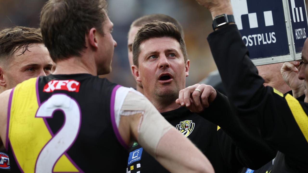 Andrew McQualter is now the favourite to take on the Richmond coaching job full time. Picture: Michael Klein.