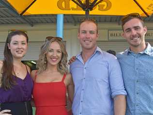 Racing socials -  Lauren Theodore, Hanagh Gilmore, Jordan Dixon and Todd Stolberg. Picture: Bec Singh