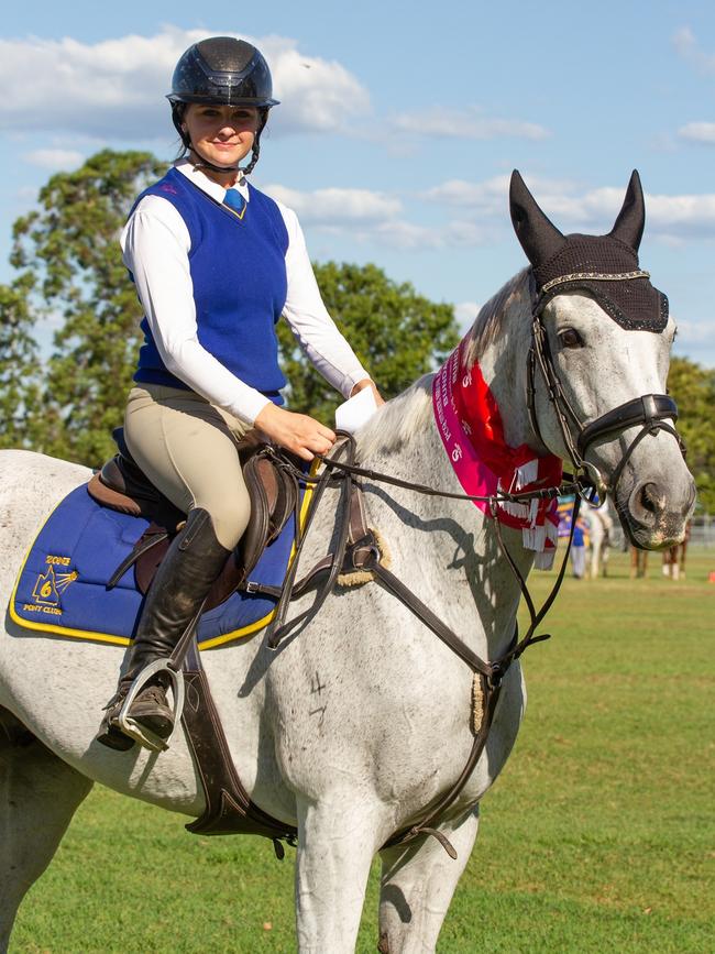 4th place in the PQC State Showjumping Championships 13 and Under 26 100cm class.