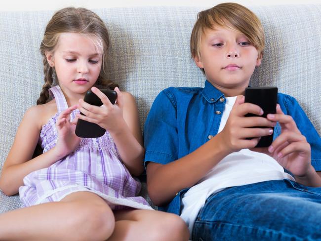 There are guidelines parents can follow when it comes to how much time children spend on devices. Picture: iStock