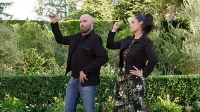 John and Ella Travolta show off their moves in the Miracle-Gro advert. Picture: YouTube