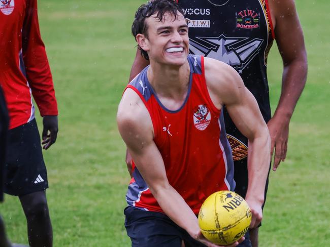 Will White on the training track at South Warrnambool. Picture: Nicole Cleary