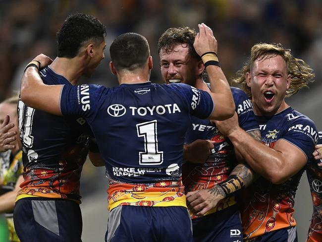 The Cowboys proved too strong for the Tigers. Photo: Ian Hitchcock/Getty Images