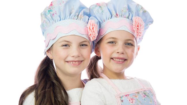 Fresh talent ... Gold Coast sisters Charli and Ashlee Kelly from the hit YouTube series Charlie's Crafty Kitchen appears on YouTube's Kids app.