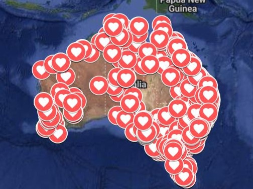 Statistics suggest 2024 may be the worst 12 months on record for men’s violence against women in Australia since 2016. Picture: The RED HEART Campaign/Sherele Moody