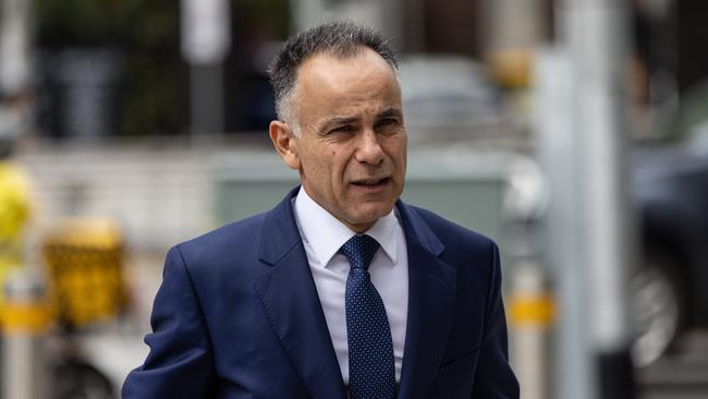 Victorian Opposition Leader John Pesutto arrives at the Federal Court of Australia in Melbourne. Picture: NewsWire / Diego Fedele