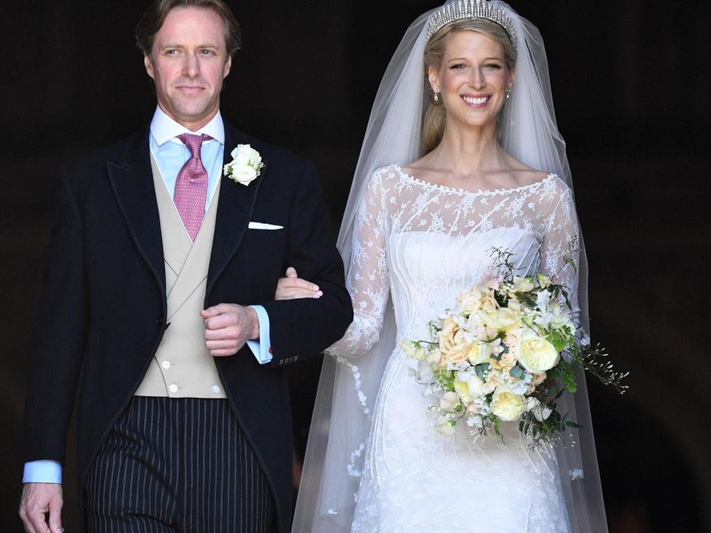 Lady Gabriella and Thomas Kingston were married in St George’s Chapel in May 2019. Picture: Supplied