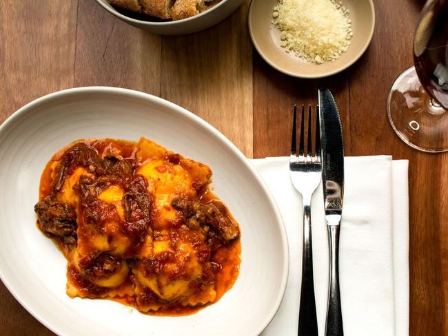 Ravioli at Rosa's Canteen. Picture: Supplied