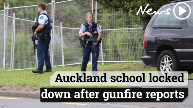 Auckland school locked down after gunfire reports