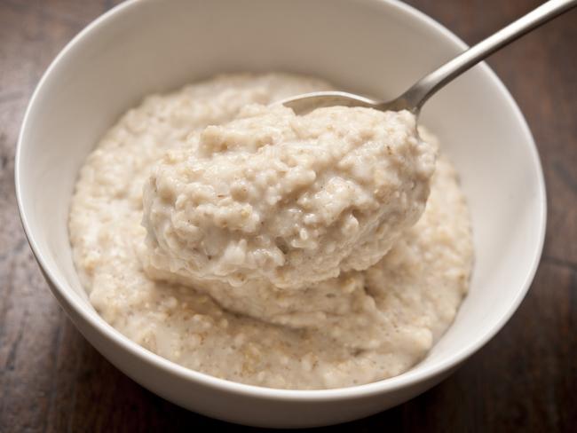 Porridge is great to get in some fibre, but contains a high amount of carbs. Picture: iStock