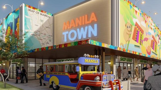 A development application to bulldoze a block of land across from the Doonside train station and build a brand new Filipino supermarket and shopping precinct, Manila Town, has been lodged with council. Picture: Supplied