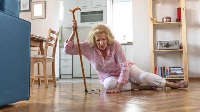 Elderly Aussies often feel embarrassed by the fact they’ve had a fall.