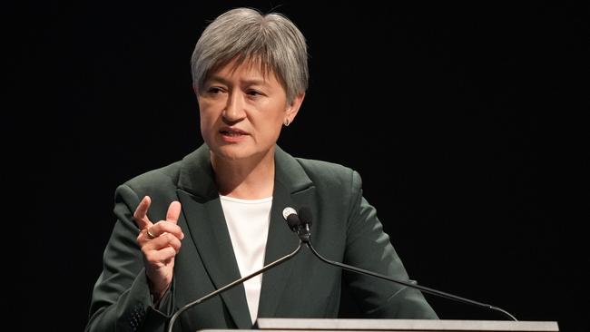 Foreign Affairs Penny Wong addressed China’s aggression in the South China Sea in her keynote speech at the ASEAN-Australia summit. Picture: Asanka Ratnayake/Getty Images