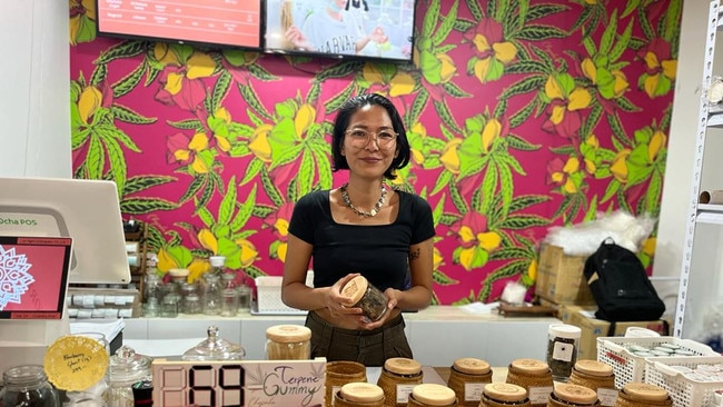 Kitty Chopaka in her Bangkok shop this week. Picture: Amanda Hodge