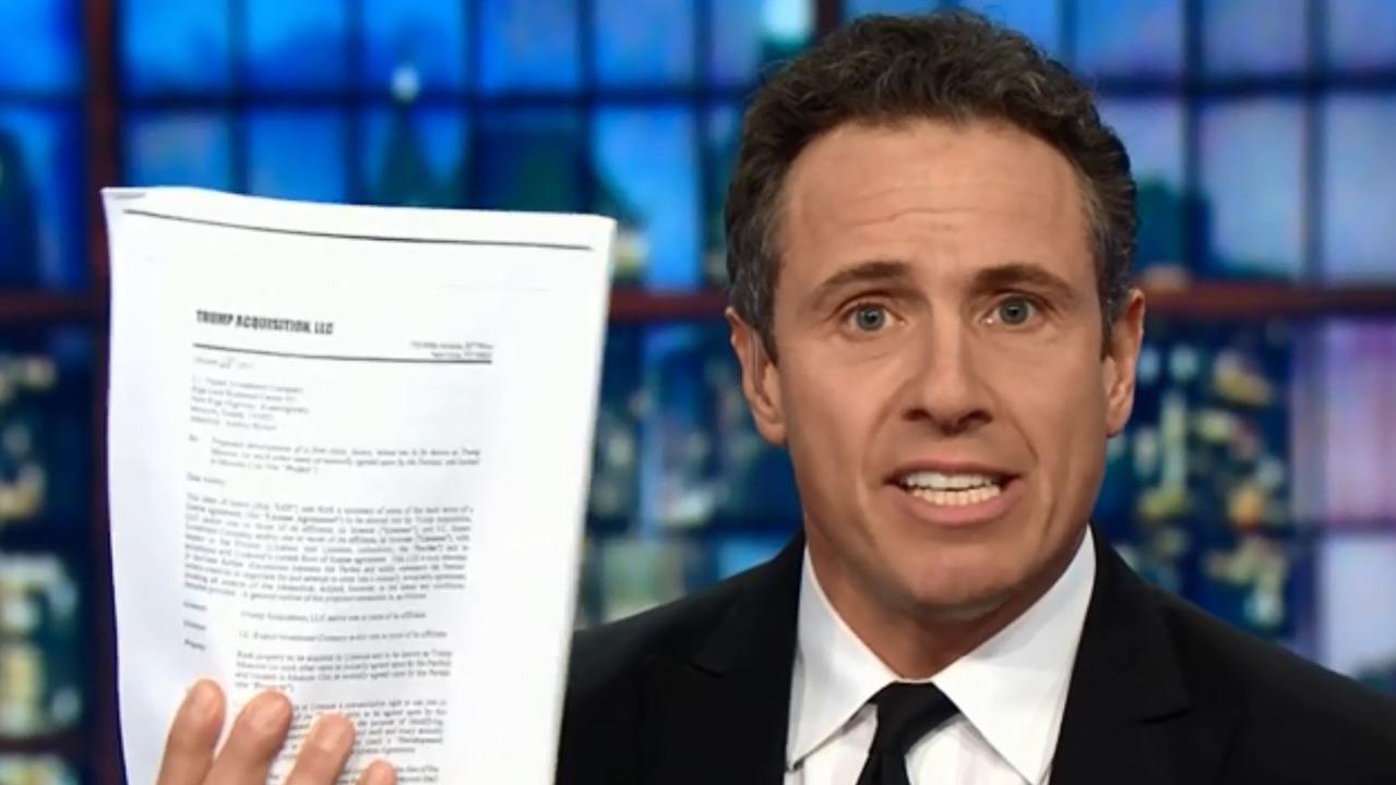 CNN’s Chris Cuomo has revealed Donald Trump signed a letter of intent to build a Trump Tower in Russia.