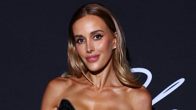 MELBOURNE, MARCH 20, 2024: Australian Formula One Grand Prix at Albert Park. Bec Judd arrives for Glamour on the Grid. Picture: Mark Stewart