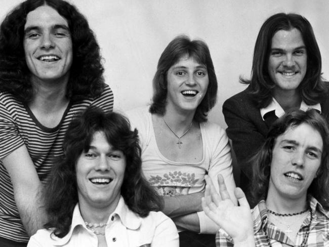 This is Cold Chisel in 1974, shortly after they changed their name from a piece of fruit