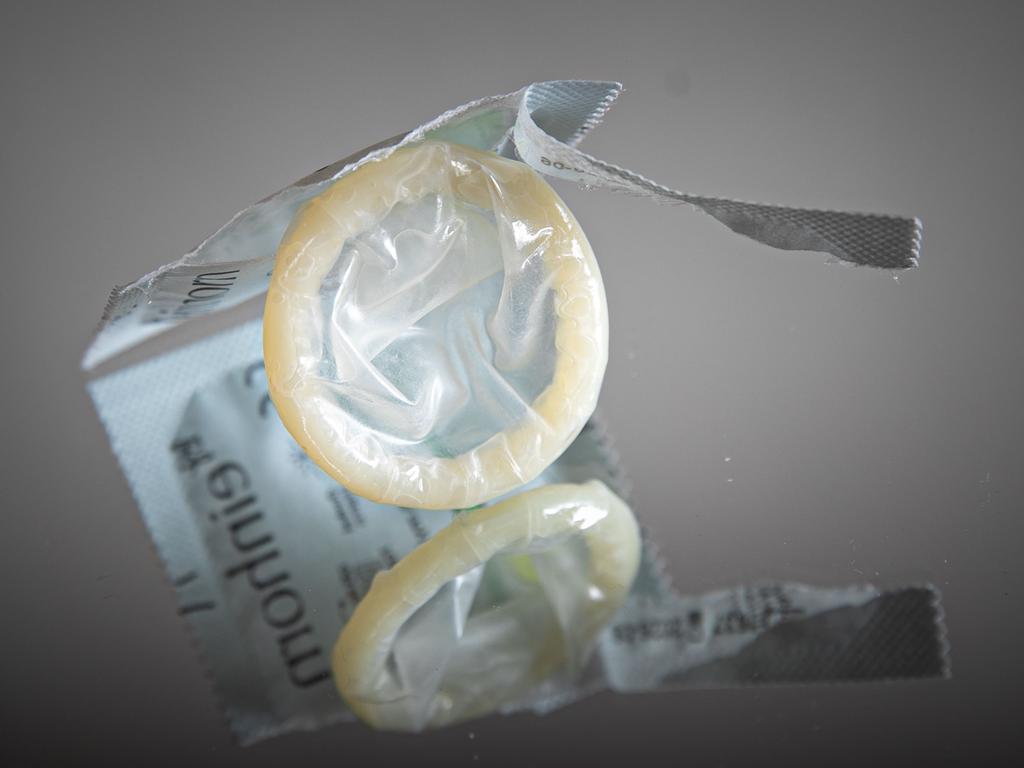 An initial warning over the increase last year coincided with a national decline in condom use, a study found. Picture: Lou Benoist/AFP