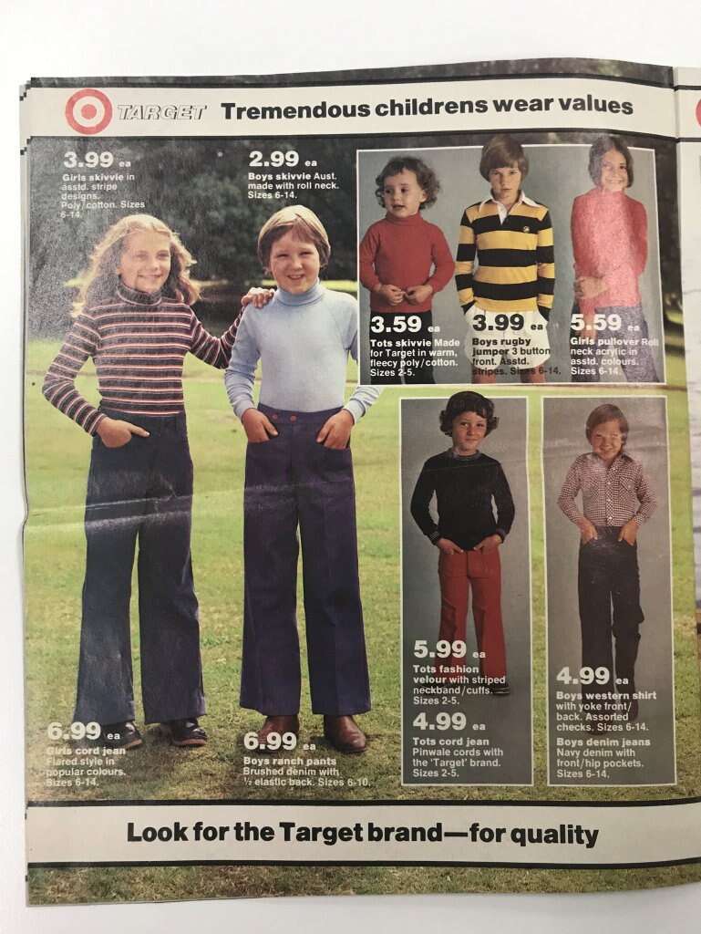 Vintage Target catalogue Townsville Bulletin