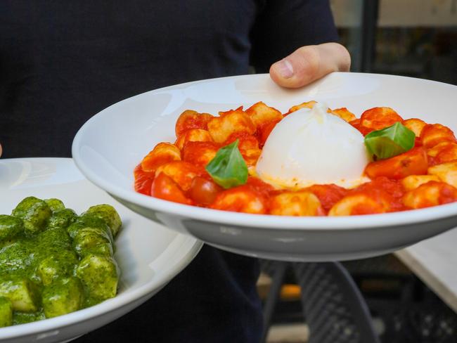 Signature gnocchi dishes at La Bufala. Picture: Jenifer Jagielski