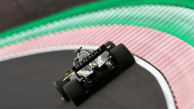 Daniel Ricciardo driving for Renault at Suzuka. Picture: AFP