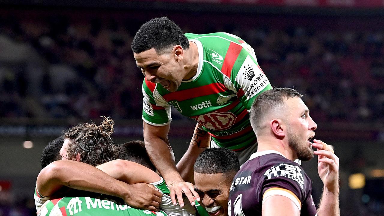 The Rabbitohs were on fire. Photo by Bradley Kanaris/Getty Images