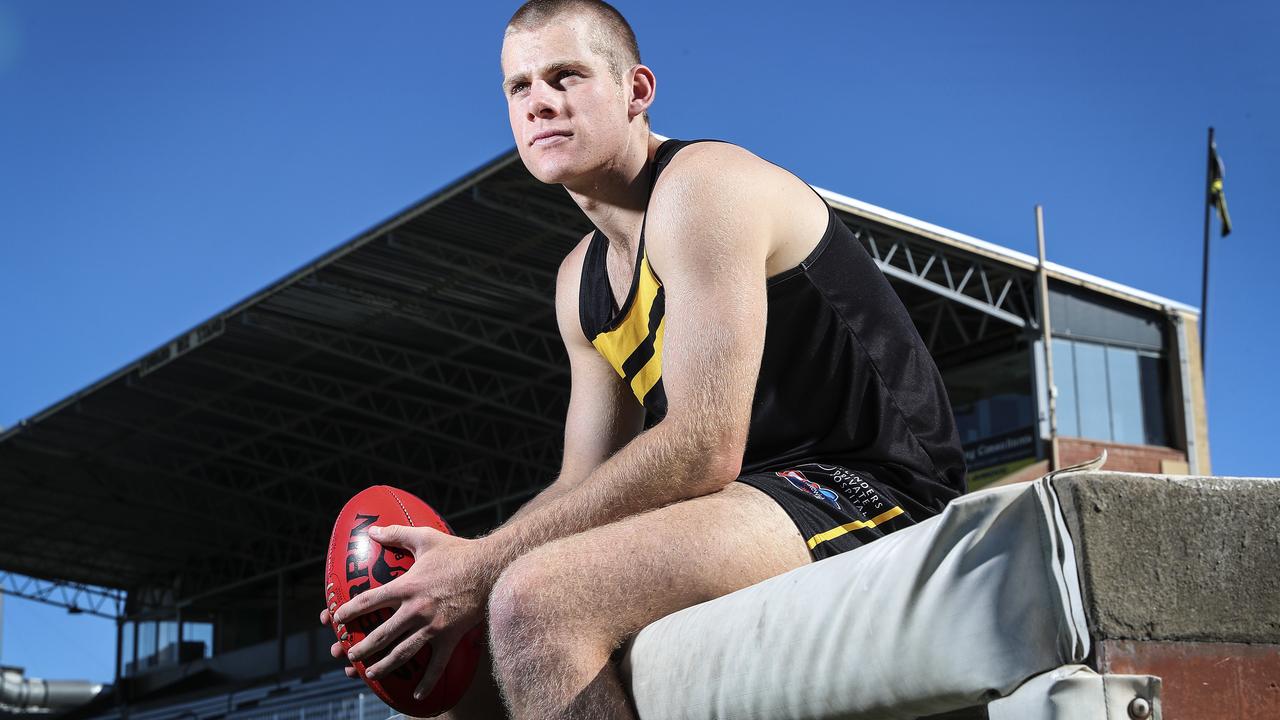 Kaine Baldwin was drafted out of the SANFL after being overlooked.