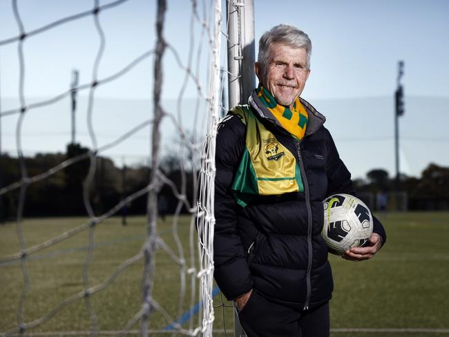 Former Socceroo Ernie Campbell will represent Australia again at the Veterans’ World Cup. Picture: Richard Dobson