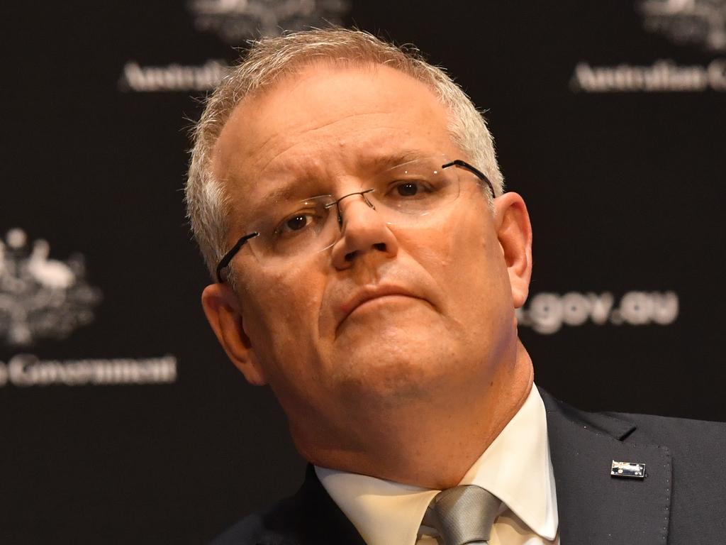 Lives and livelihoods has become a slogan of ScoMo’s – so which one will win out? Picture: Sam Mooy/Getty Images