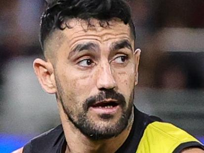 BRISBANE, AUSTRALIA - JUNE 29: Marlion Pickett of the Tigers in action during the 2023 AFL Round 16 match between the Brisbane Lions and the Richmond Tigers at The Gabba on June 29, 2023 in Brisbane, Australia. (Photo by Russell Freeman/AFL Photos via Getty Images)