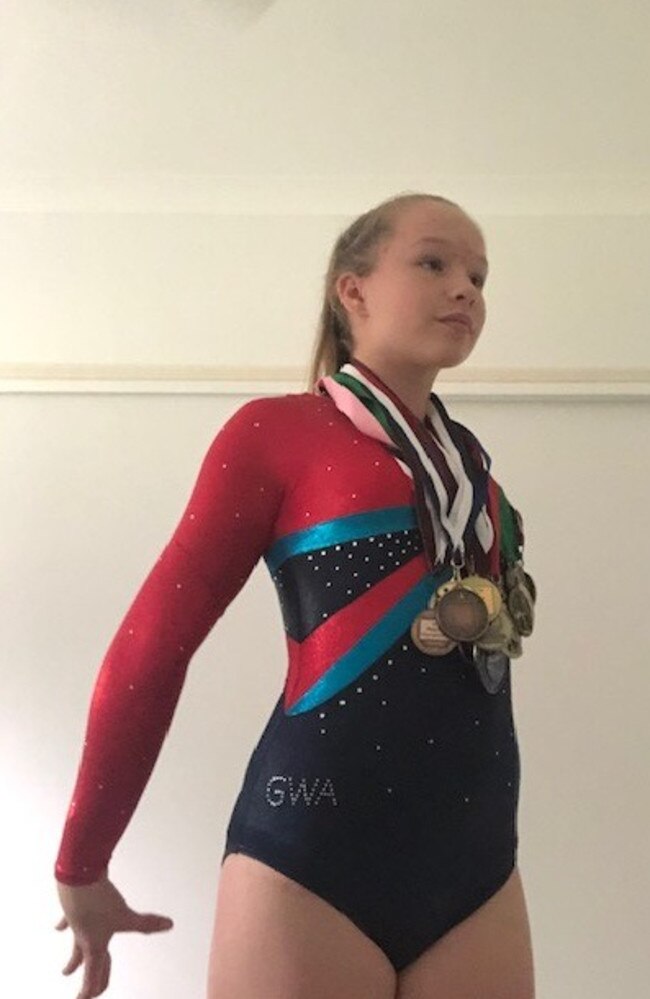 Bronte Robertson is a talented gymnast.