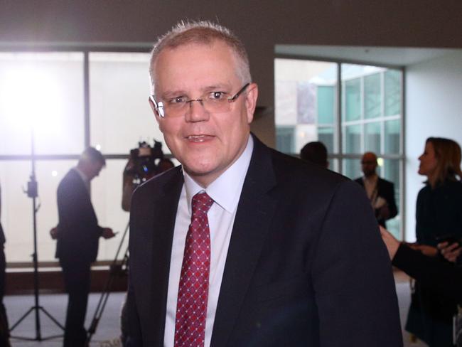 Treasurer Scott Morrison promised no state would get less than 75c in every dollar raised back. Picture: Gary Ramage