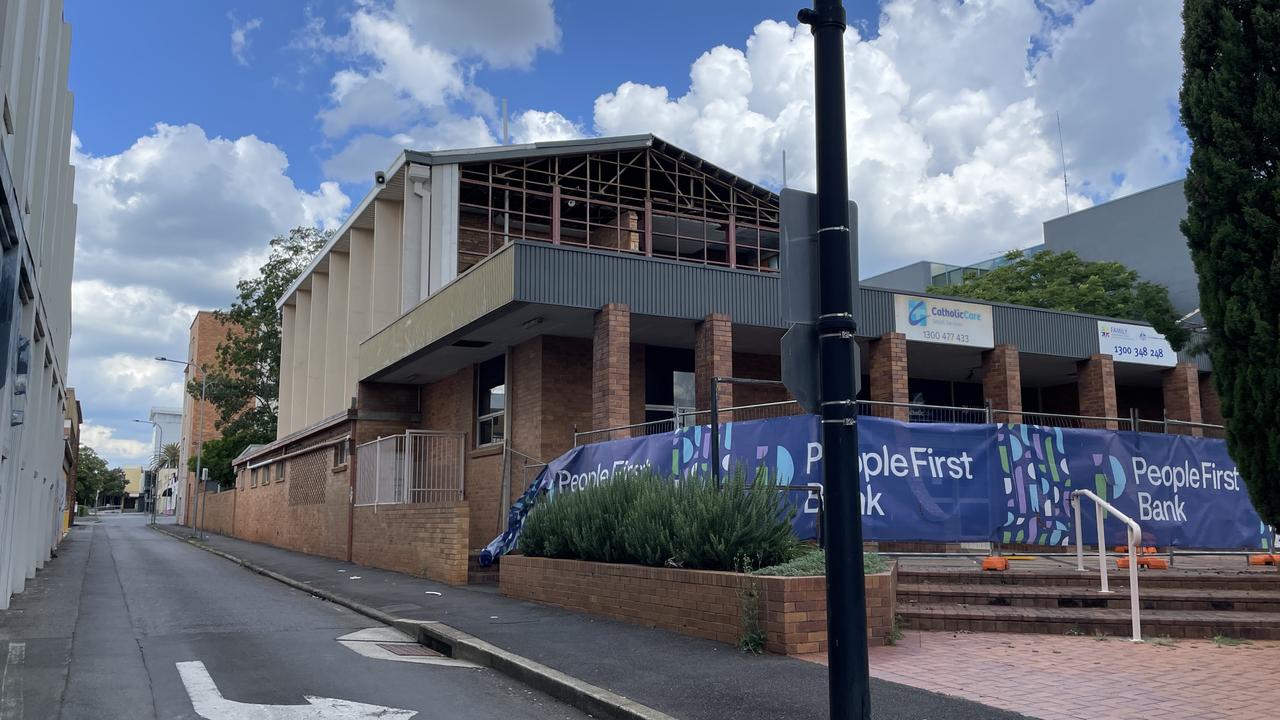 New five-storey office space for People First Bank set to transform Toowoomba CBD on the site of the former Catholic Care Social Services office on Ruthven St. Thursday, November 14, 2023. Picture: Christine Schindler