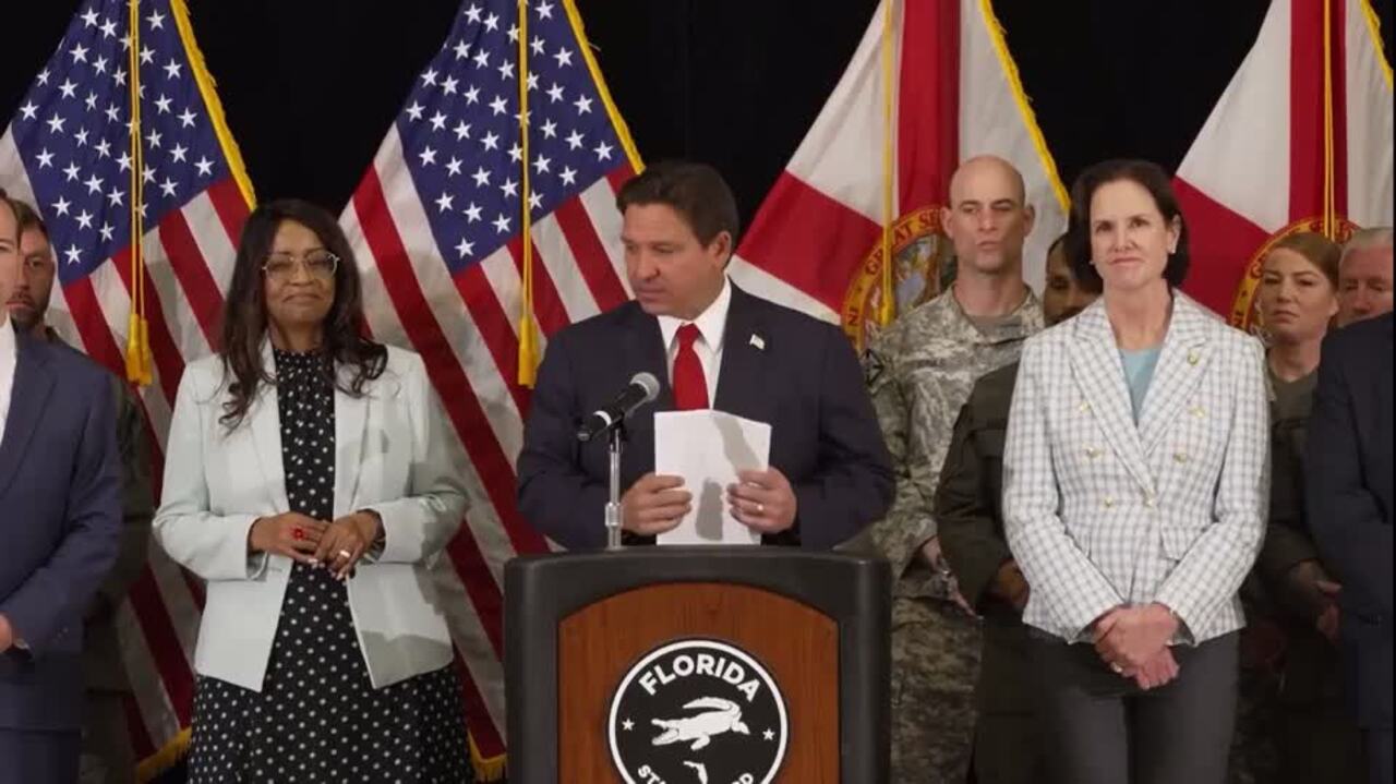 Governor Ron DeSantis Says Tate Brothers' Conduct Not Welcome in Florida