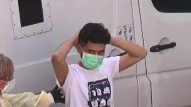 Raza Rezai, 27, who was caught breaching his quarantine obligation five times in a week. Picture: Nine News