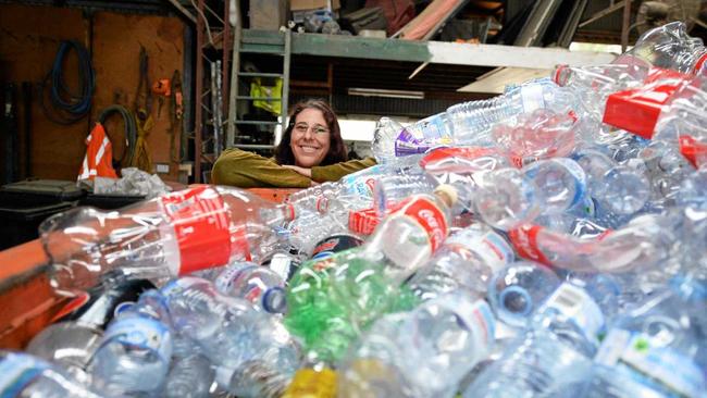 MILLIONS: Container for Change scheme accounts manager Amanda McCasker with just some of the bottles donated each week in Central Queensland. Picture: Allan Reinikka ROK240619acontain