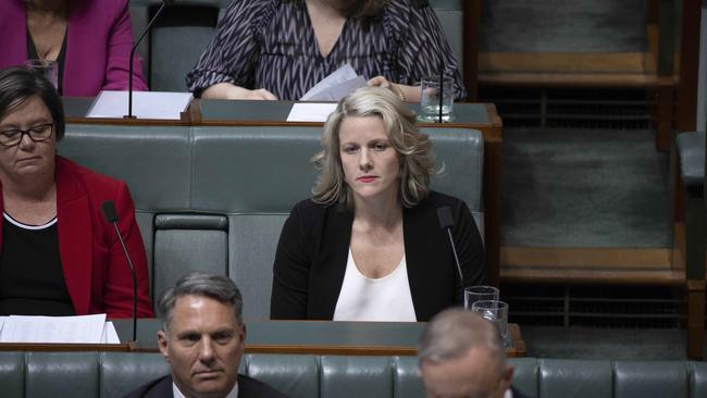 Home Affairs Minister Clare O’Neil has accused the opposition of ‘rank hypocrisy’ over their response. Picture: NCA NewsWire / Gary Ramage