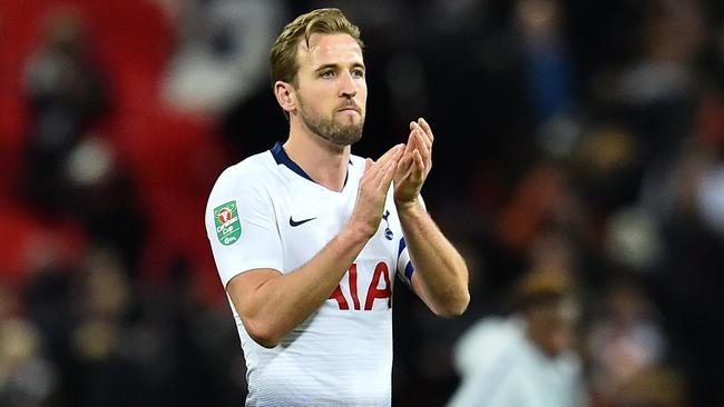 Harry Kane scored his side’s lone goal in their win over Chelsea. Picture: AFP