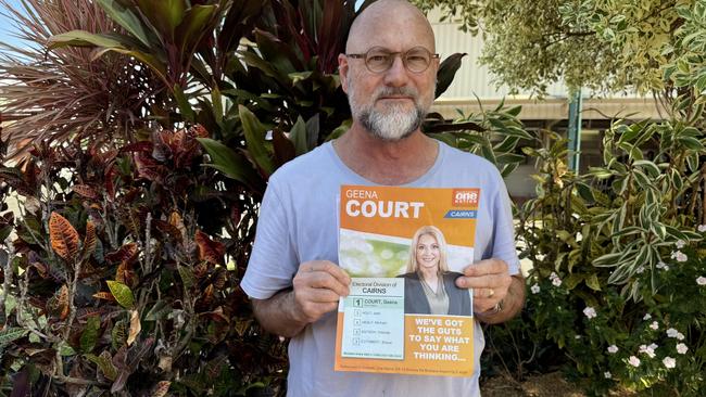 Mount Sheridan resident Warren Ikin opted for early voting at the Cairns Showgrounds on Monday, October 14 ahead of the 2024 state election.