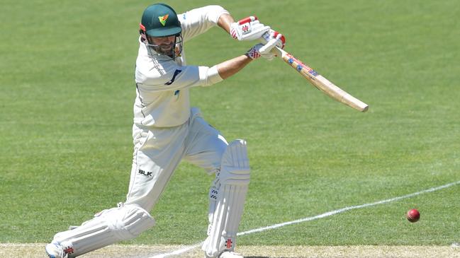 CENTURION: Alex Doolan drives through the covers against South Australia (Photo by Mark Brake/Getty Images)